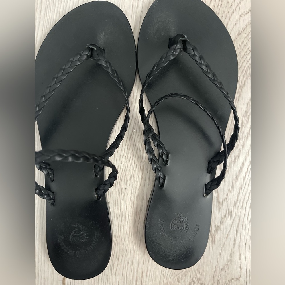 Grecian  black sandal from Greece